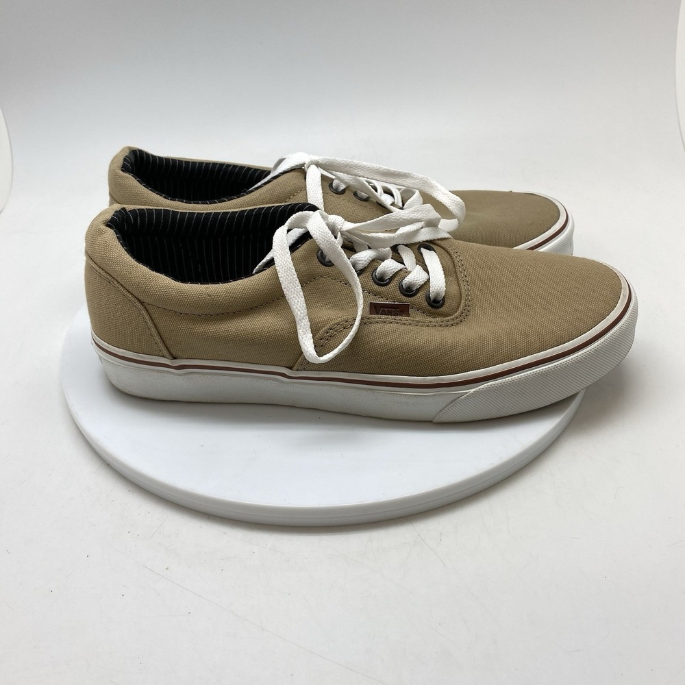 Vans Sneakers Mens 8.5 Womens 10 Era 59 721454 Beige Canvas Skate Casual Shoes